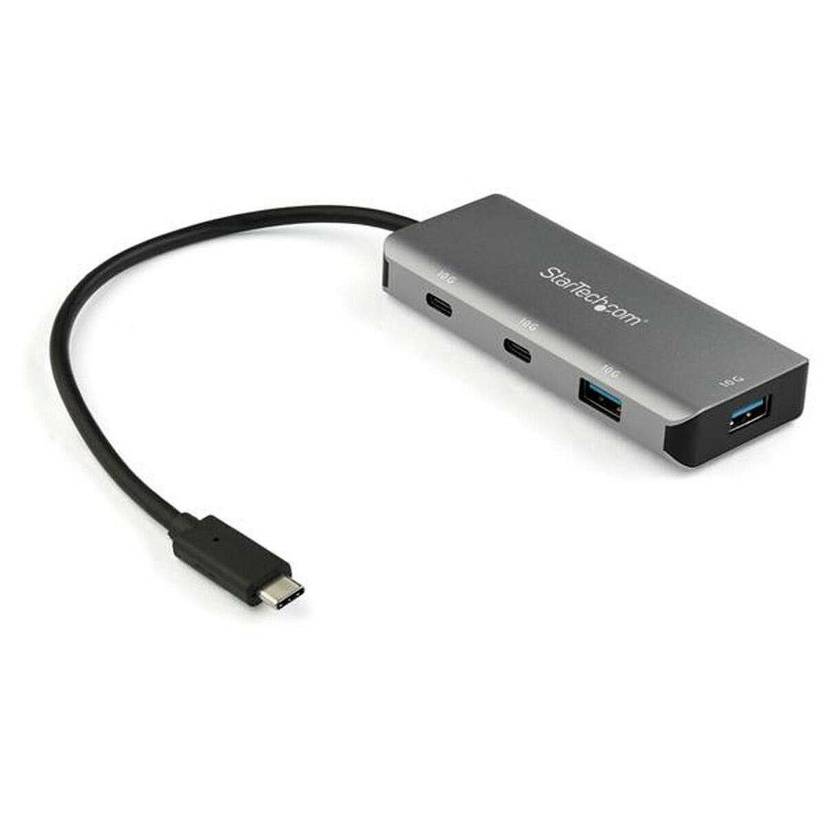 USB Hub Startech HB31C2A2CB Grå Sort/Grå